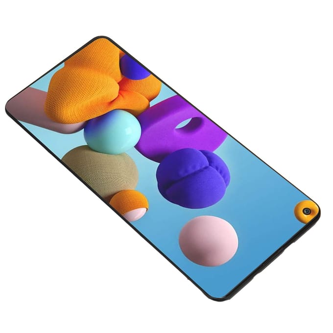 6.5in LCD Display Digitizer Scherm Vervanging met Frame en Gereedschap voor Galaxy A21s A217 SM A217F blue