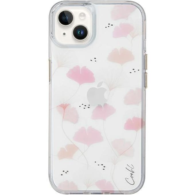 UNIQ - Coehl - Meadow iPhone - 14 - Plus - 6.7 - hoesje - roze/lenteroze