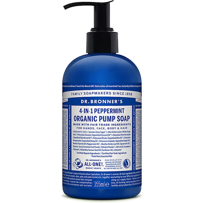 Dr. Bronner's Shikakai Peppermint Vloeibare zeep - 355ml
