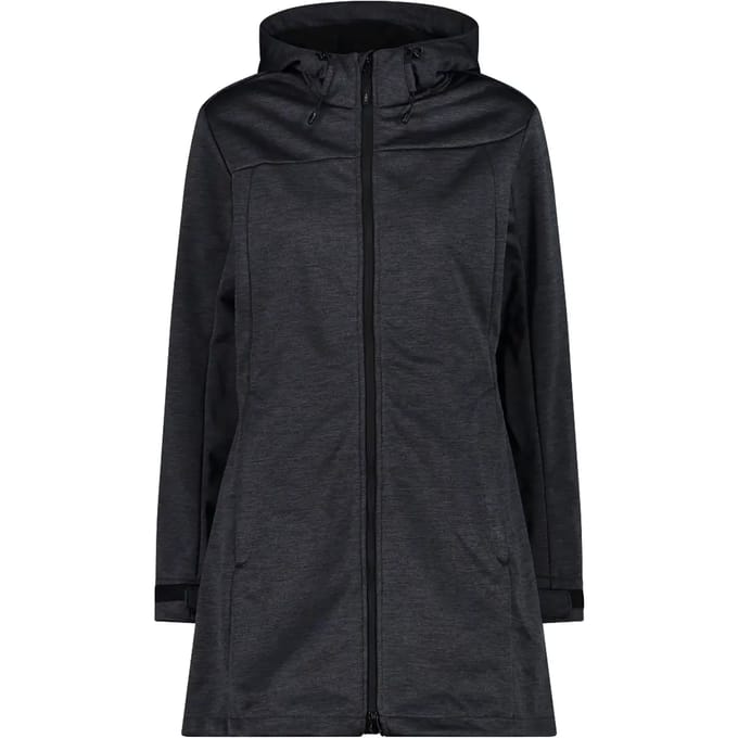 Vrouwelijke softshell hoodie jas CMP