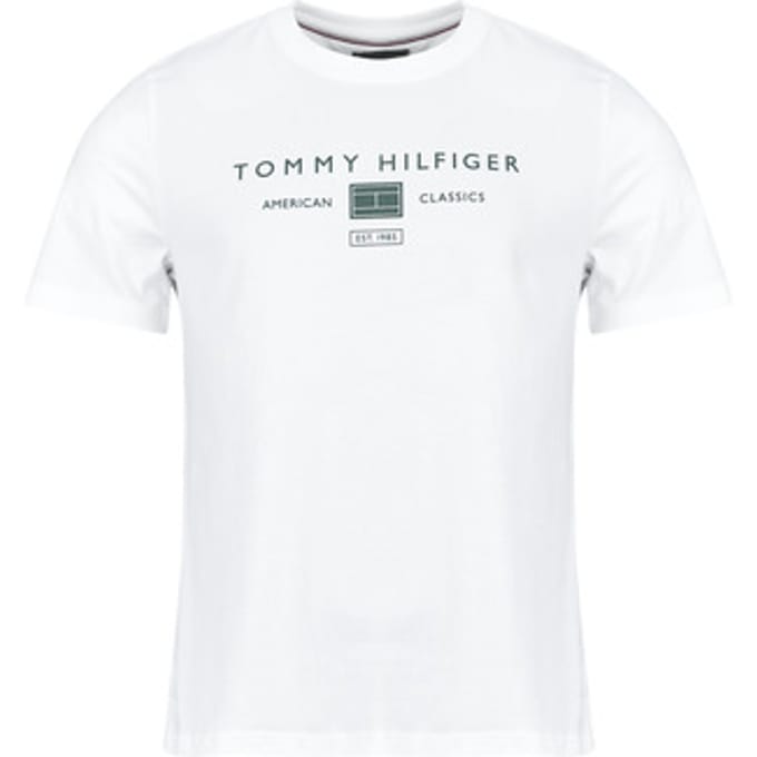Tommy Hilfiger  T-shirt Korte Mouw BRAND LOVE MONO STACK TEE