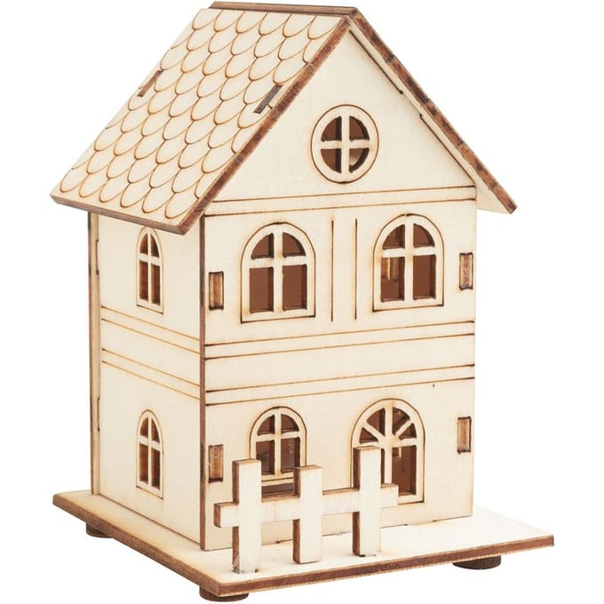 VBS Houten bouwpakket "Huis met hek"