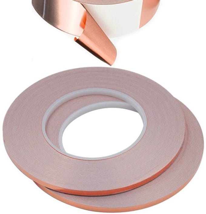 Allecto - Koperfolie Tape - Afscherming en Rf - 50 m x 5 mm