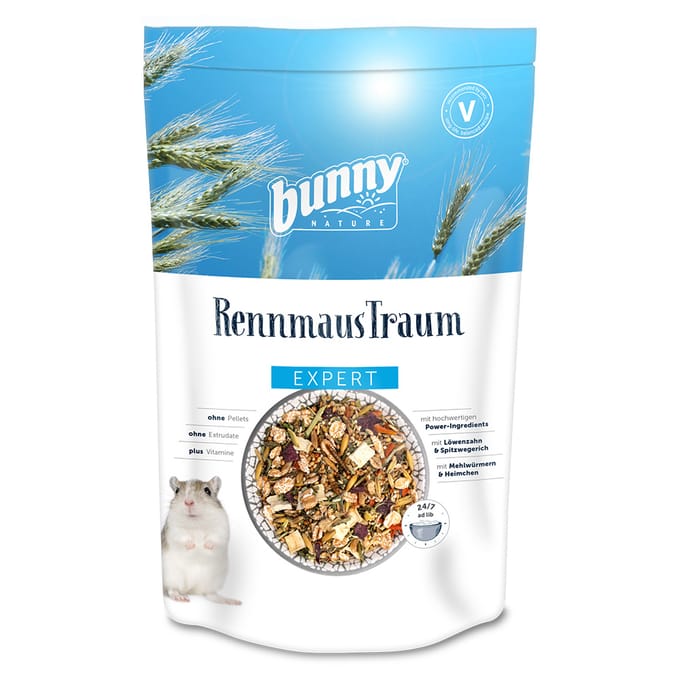 2x 500 g Bunny RennmuisTraum Expert knaagdieren