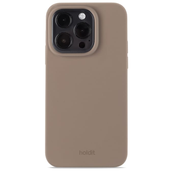 Holdit Silicone Case geschikt voor Apple iPhone 14 Pro - Mocha Brown