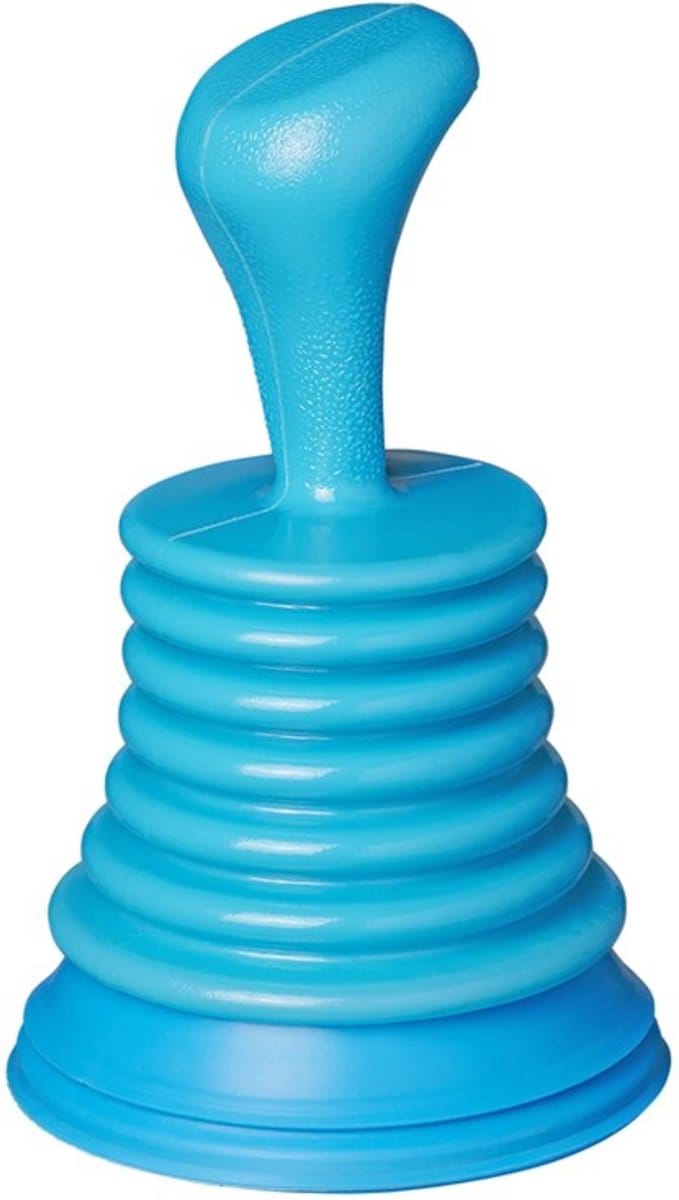 ProPlus Compacte gootsteenontstopper - balgontwerp - 105 mm - lichtblauw