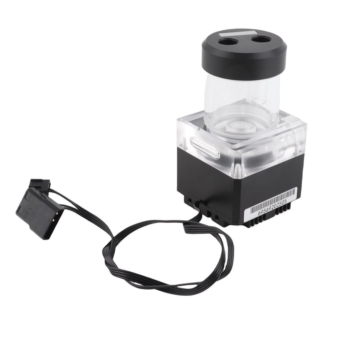 Pompe Ordinateur 650L H 3,5 Mètres de Hauteur de Pompage Dissipation Rapide de la Chaleur Pompe à Eau pour Ordinateur 12cm noir