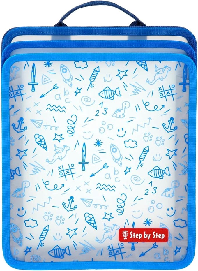 Opvouwbare Folderbox Blauw - Ideale Organizer voor School en Thuis
