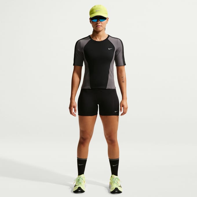 Nike Tempo Korte tight dames Zwart S/36