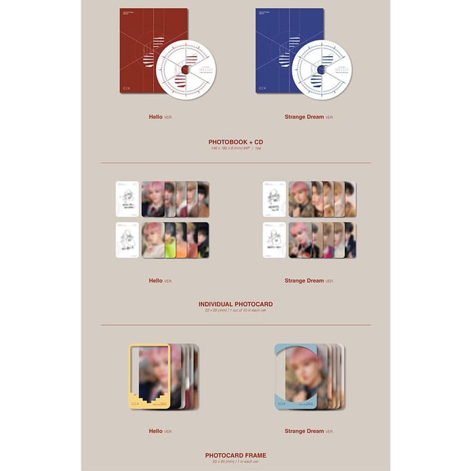 CIX - Hello, Strange Dream (4e EP-album) white