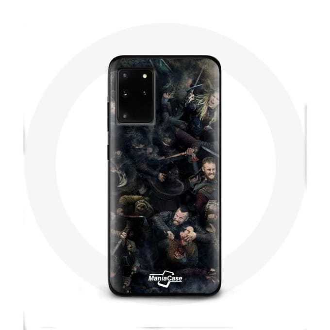 Coque pour Samsung Galaxy S11 Plus Vikings Teaser Saison 6 Affiche Personnages Art
