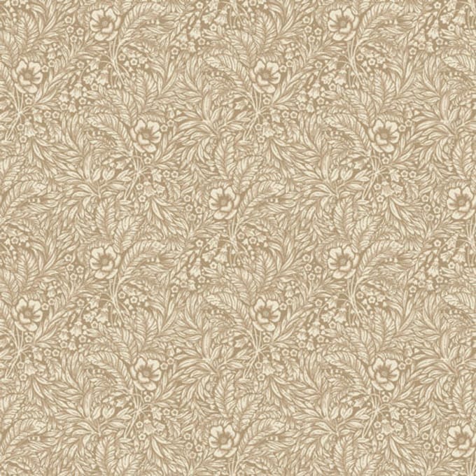 Duro Vliesbehang 430-06 - Linnéa - Botanisch Bruin - 53cm x 10.05m