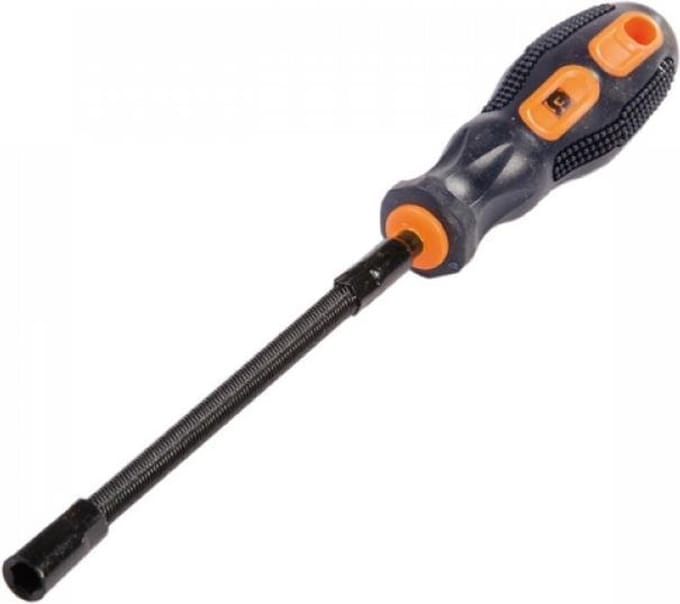 Slangenklem Schroevendraaier M7 - Flexibele Hals en Soft-grip