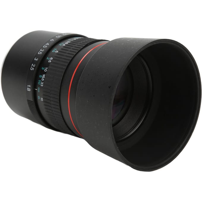85mm F1.8 Cameraobjectief met groot diafragma Medium teleobjectief Handmatige scherpstelling Full-frame Portretobjectief voor black