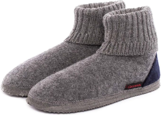 Giesswein Sloffen - Maat 36 - Unisex - grijs,navy
