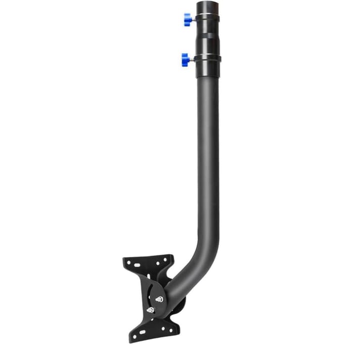 Starlink Montagekit Verstelbare Hoek Roestvrij Staal Lange Muurbeugel met Adapter voor V2 black