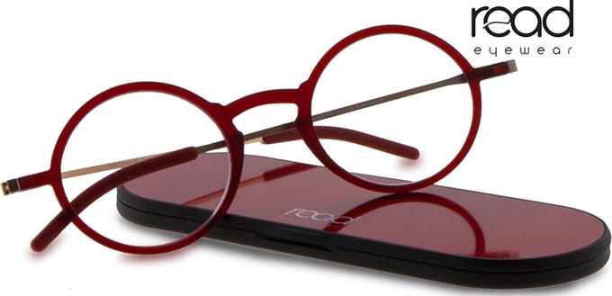 Read Eyewear CHAP33R Ultem leesbril +2.00 - Mat rood - Aluminium