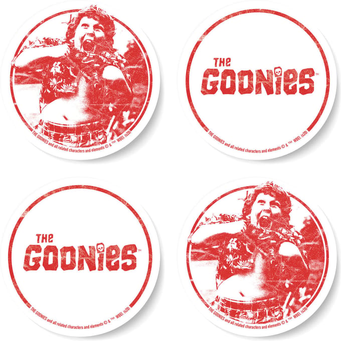 The Goonies Chunk Retro Coaster Set