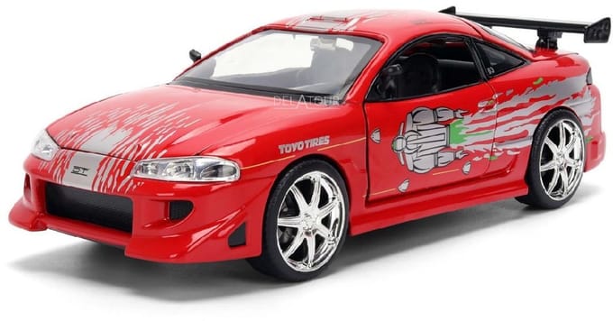 Brian´s Mitsubishi Eclipse Red Fast & Furious Jada