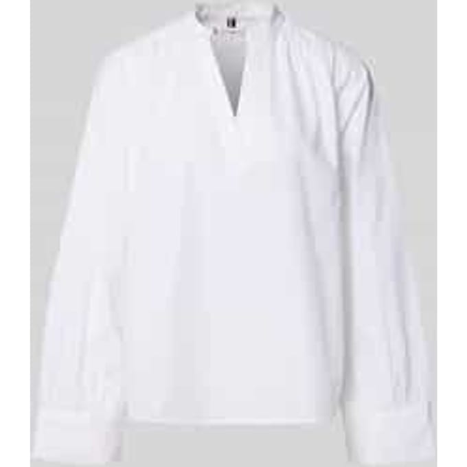 Relaxed fit Blouse met lange mouwen van puur katoen