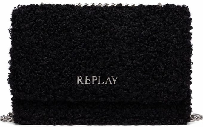REPLAY Schoudertas Crossbody Bag Black Zwart