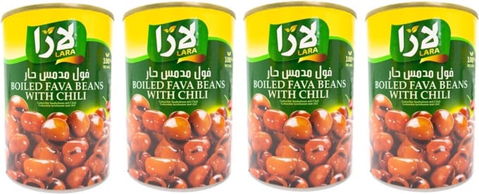 Lara Multipak Tuinbonen (Foul) met Chili 4 x 400 Gram