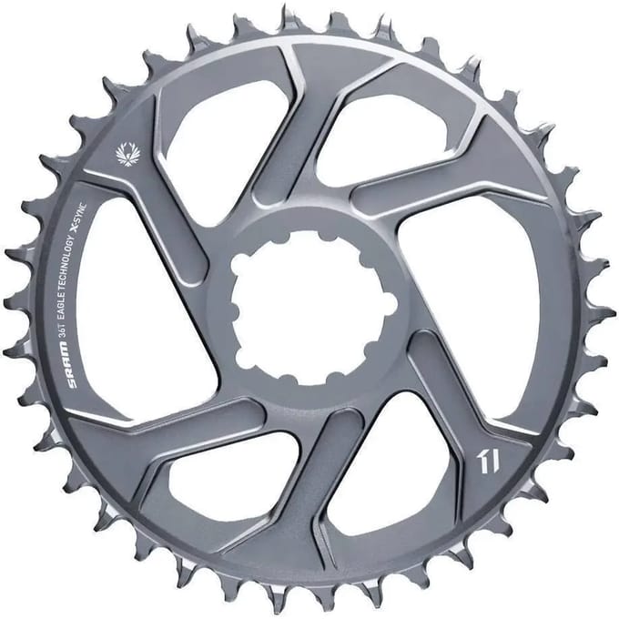 Kettingblad Sram X-Sync2 6 Mm Offset, 30 Tands, Polar Grijs