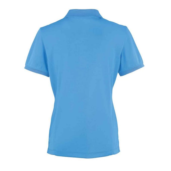 Premier Dames/Dames Coolchecker Poloshirt (Saffier)
