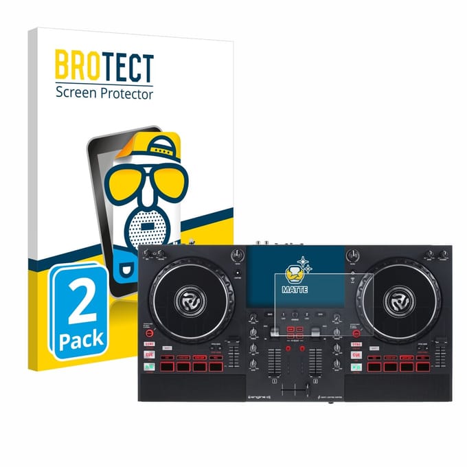 BROTECT - Screenprotector voor Numark Mixstream Pro+ - Folie Beschermfolie matte 2 Stuks