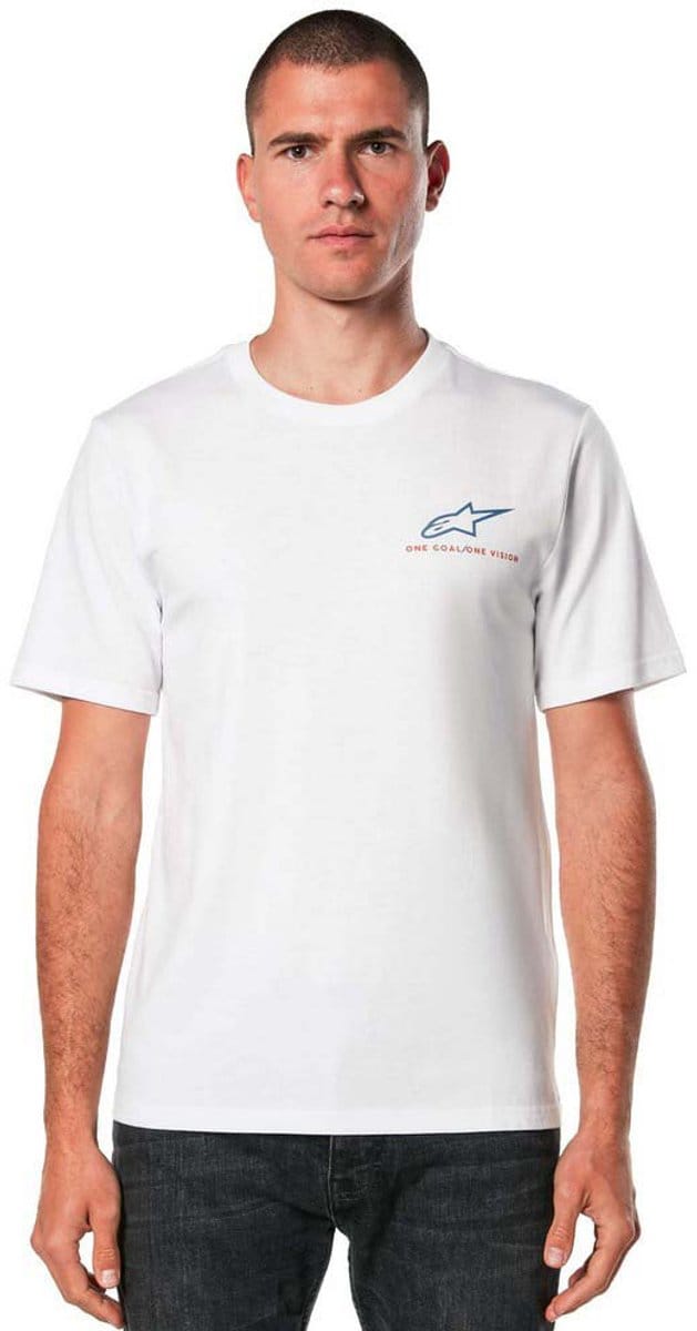 Alpinestars Sparky T-shirt Met Korte Mouwen Wit S Man