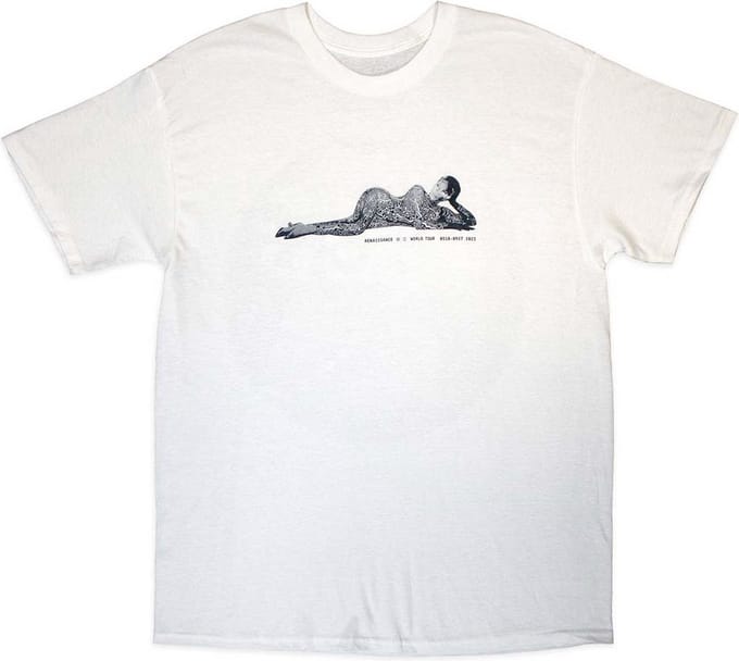 Beyoncé - Worldwide Renaissance Tour 2023 Heren T-shirt - L - Wit