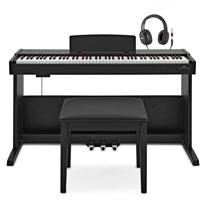 VISIONKEY-500 digitale piano- en pianokrukpakket, Matte Black