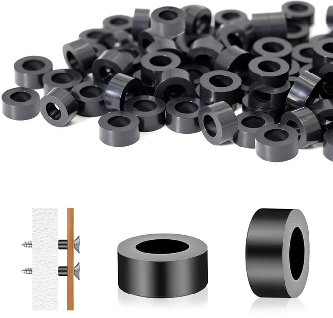 Dailygoods - 200 Stuks M6 Afstandshulzen van ABS voor Isolatie