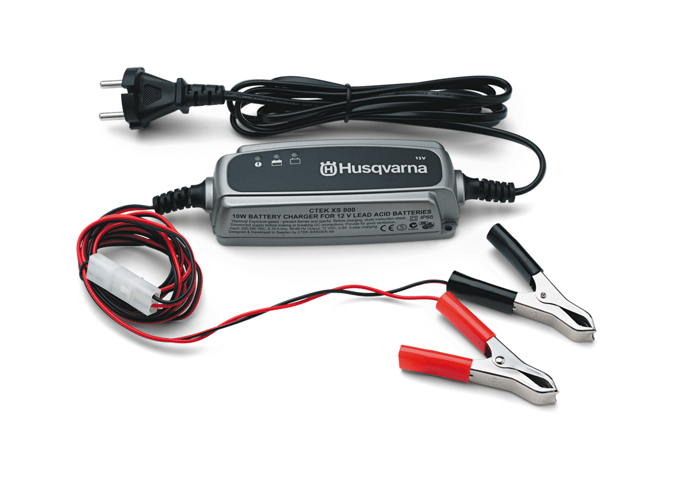 Husqvarna acculader div. maaiers eu