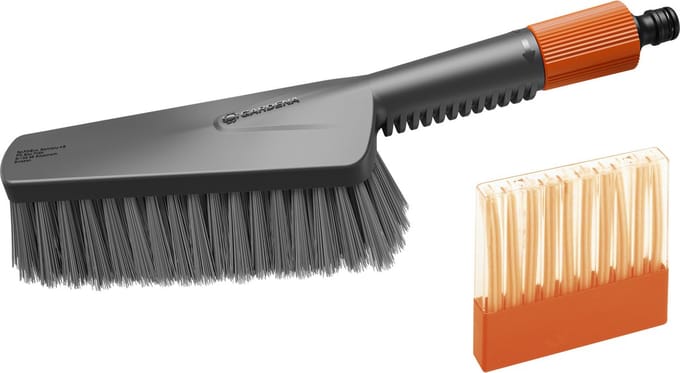 GARDENA Cleansystem schoonmaakset met handborstel M Soft - met zeepstaafjes