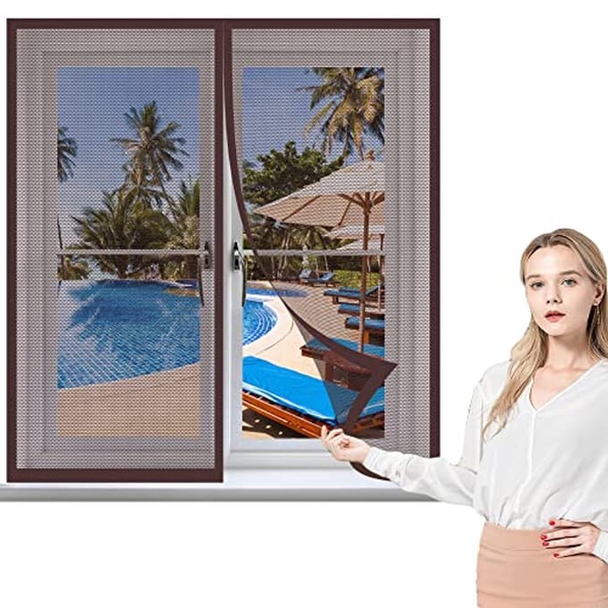 Duurzaam Magnetisch Muggenraam 200 x 195 cm - Anti-Insecten Net voor Raam