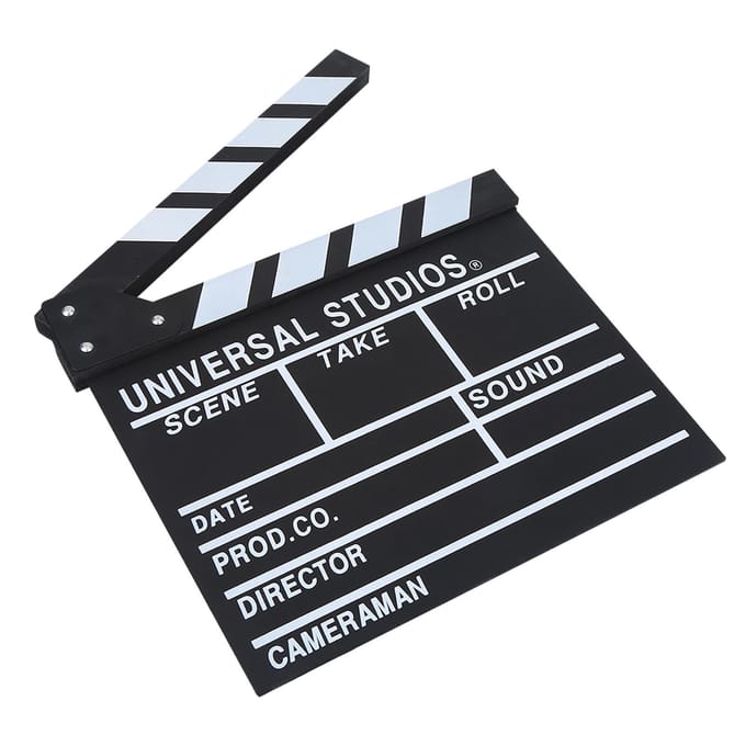 Houten Regisseur Scène Klapperbord TV Film Klapperbord Film Cut Requisiet