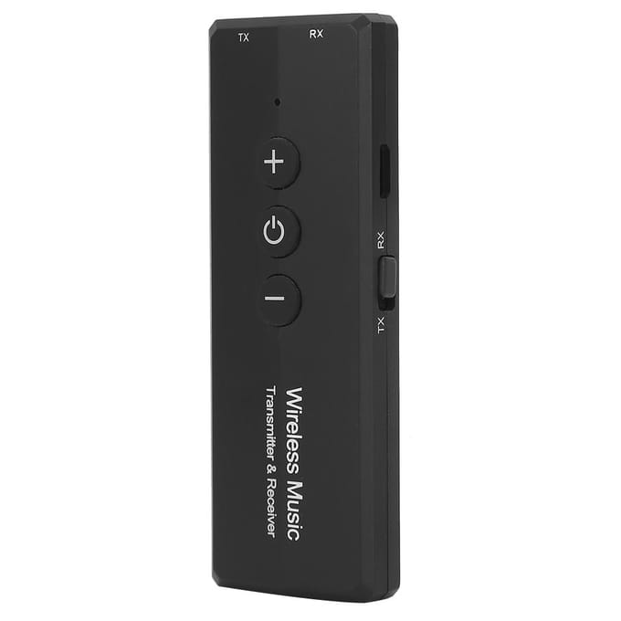 Émetteur Récepteur pour Bluetooth 5.0 Fonction 3 en 1 Batterie Lithium ICR10440 Intégrée black