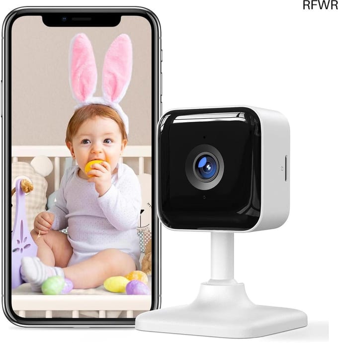 Baby Camera - Babyfoon Video - Kind Bewaken - App Meldingen - 1080P HD - Wit