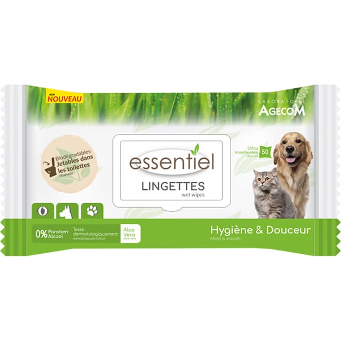 Essentiel Aloe Vera Wipes - 50 Stuks