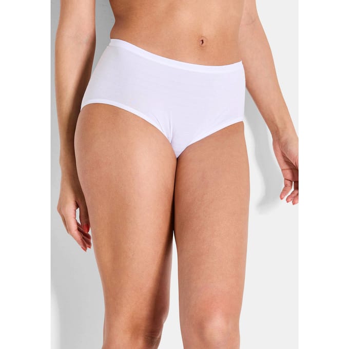 Tailleslip in gestreepte look - wit - Gr. 44 van Goldner Fashion