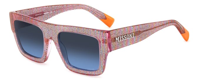 Missoni MIS 0129/S PINK PATTERN/BLUE SHADED 53/20/145 Damenbrillen Zonnebrillen