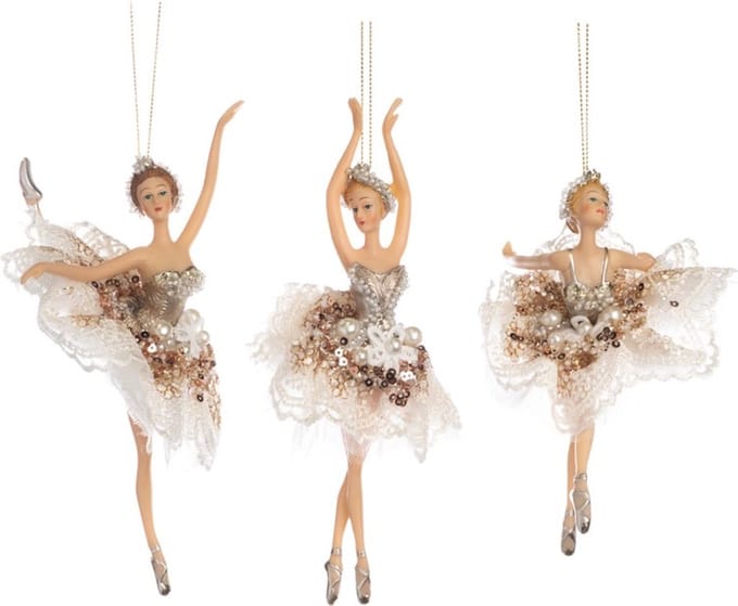 Goodwill - Ballerina - Wit - H17 cm