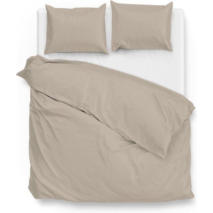 ZoHome Satinado Dekbedovertrek - Litsjumeaux - 240x200/220 cm - Forest Sand
