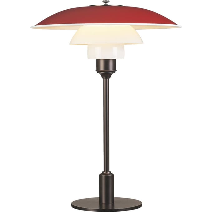 Louis Poulsen PH 3½-2½ Tafellamp - rood