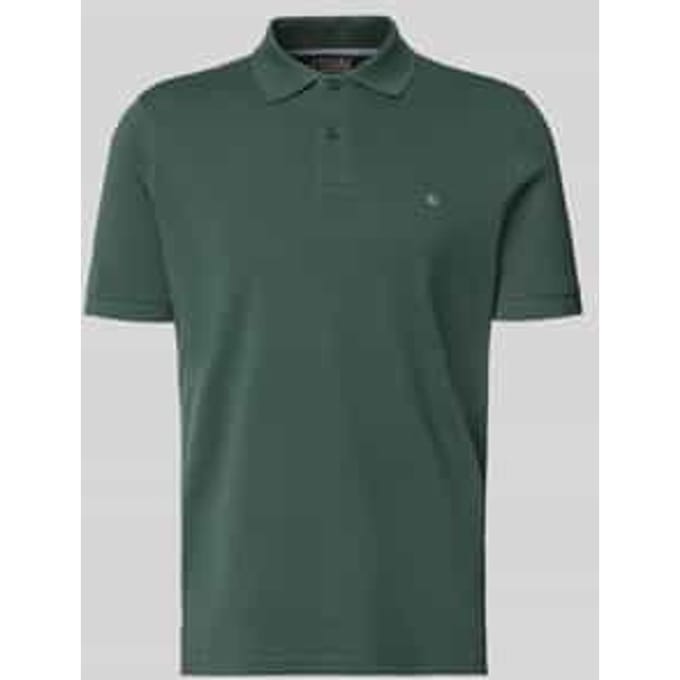 regular fit poloshirt met stitching