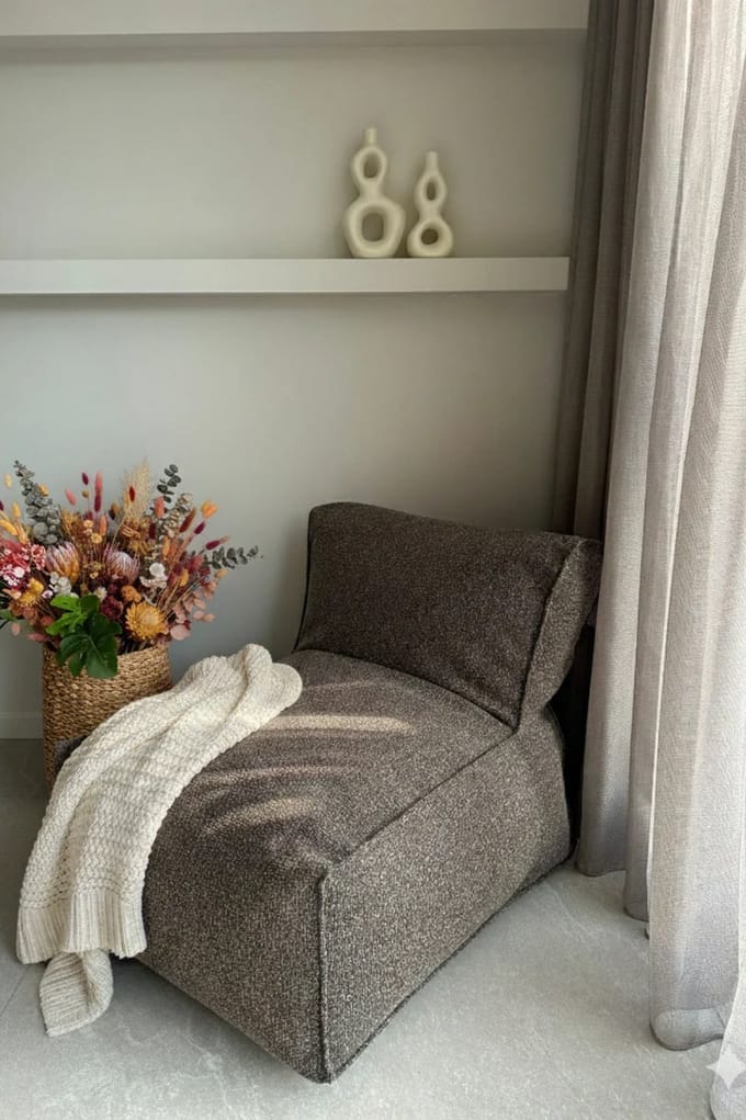 Zaque - Luxe indoor zitzak stoel - Feye Chair Beanbag