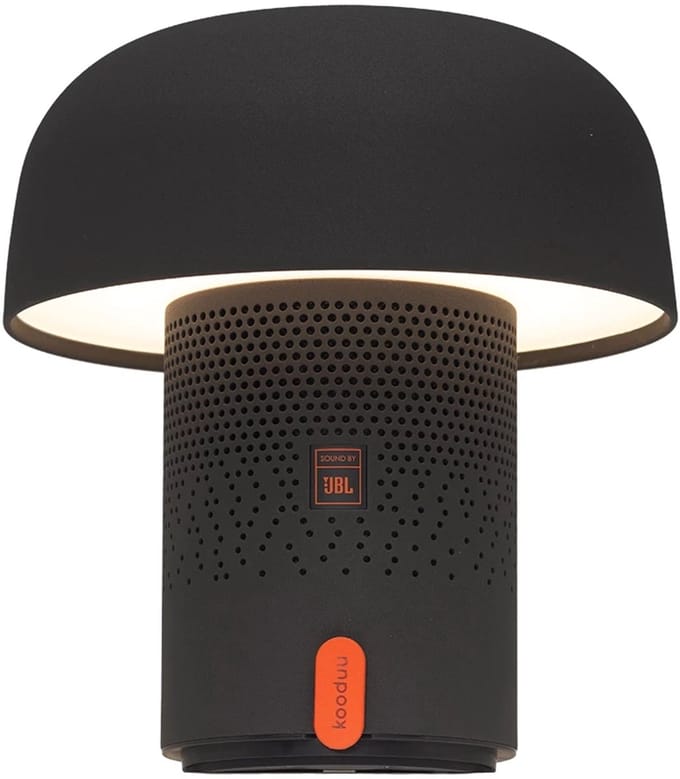 Kooduu Sensa Play - Draagbare Speaker Lamp - Krachtig Geluid - Dimbaar Licht - Anthracite