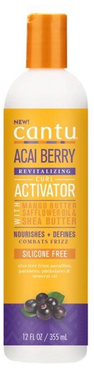 Cantu, Revitaliserende Krulactivator, Acai Bes, 12 fl oz (355 ml) yellow