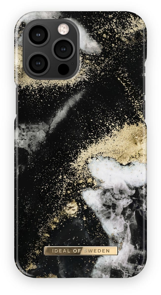 iDeal of Sweden - Apple Iphone 12 Pro Fashion Case 150 - Black Galaxy Marble
